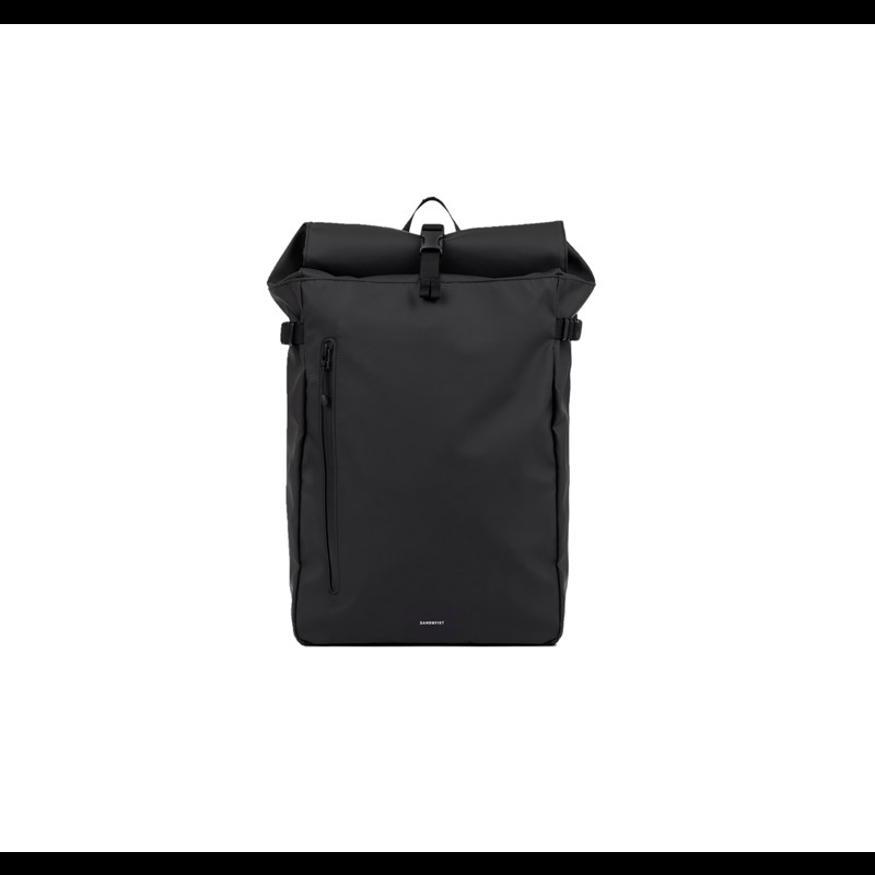 Sandqvist Rygsæk Stream Slim L Sort 16"