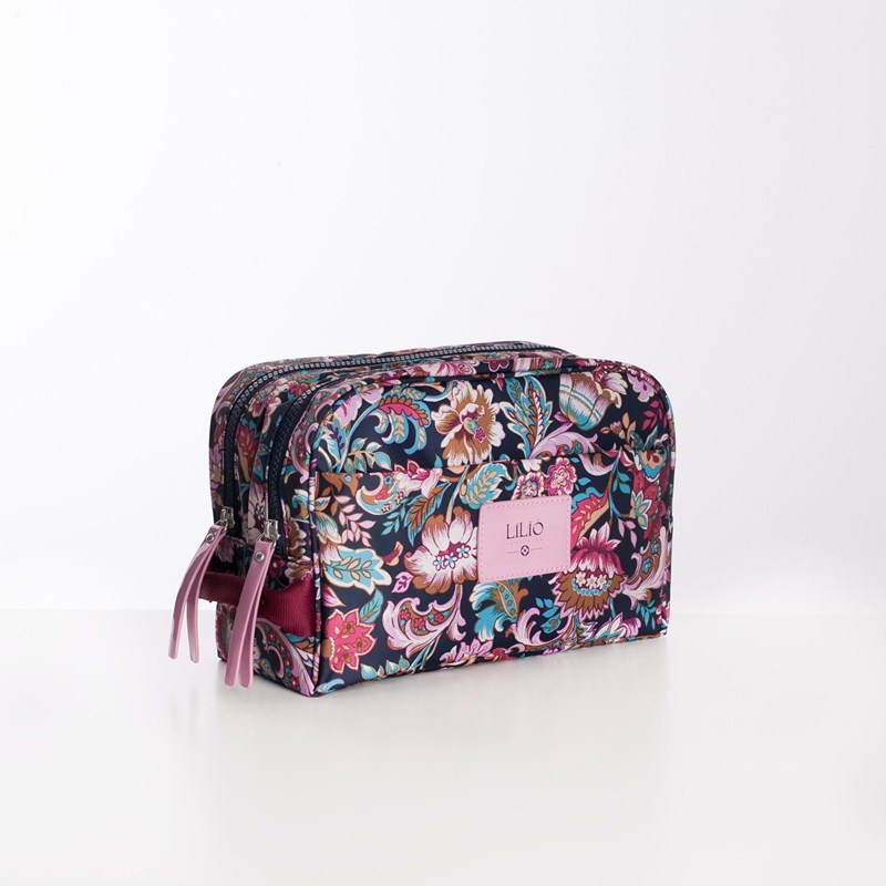Lilió Toilettaske Cosmetic Bag Lilla/lyseblå 2