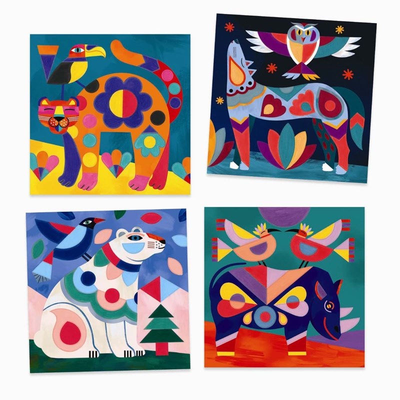 DJECO Tegning Fantastiske Bæster Multi 3