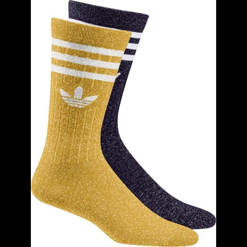 Adidas Originals Strømper Full Glitter 2-pak Guld/sort 35