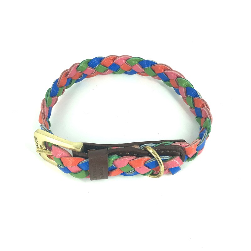 Leather by Beth Hundehalsbånd Miniflet Multi Str XS 2