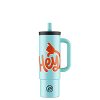 24Bottles Termokop Straw Cup Blå/mønster 1