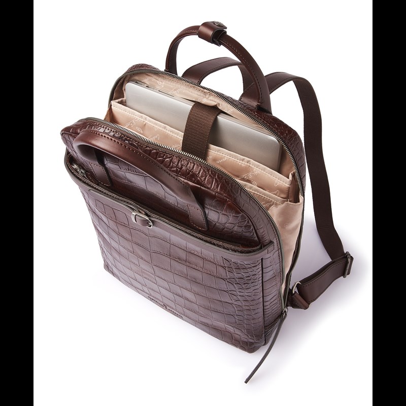 Castelijn & Beerens Rygsæk Emma RFID Mocca Brun 15" 7