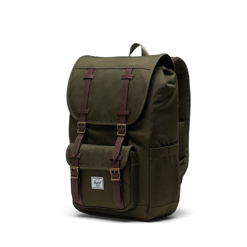 Herschel Rygsæk Little America Mid Grøn 2