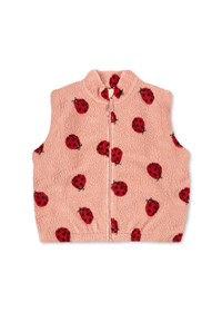 Konges Sløjd Väst Jody Teddy Ladybug Pink Röd/rosa 18 mdr.