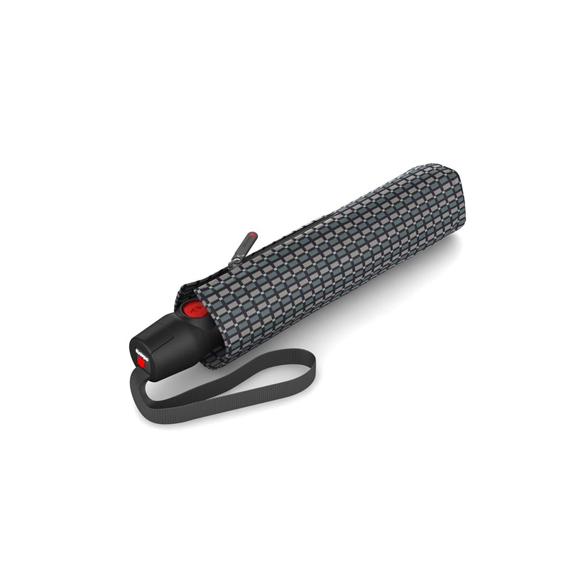 Knirps T.200 Medium duomatic_Chain Bl Blå Grå 2