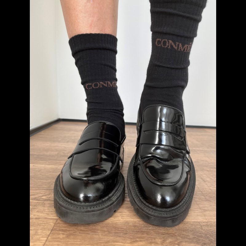Conmé Strømper Tennis Logo Sort 37-39 2