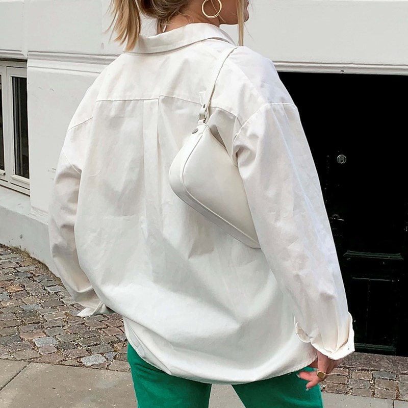 Collection by Barbara Kristoffersen Skuldertaske Hvid/sølv 2