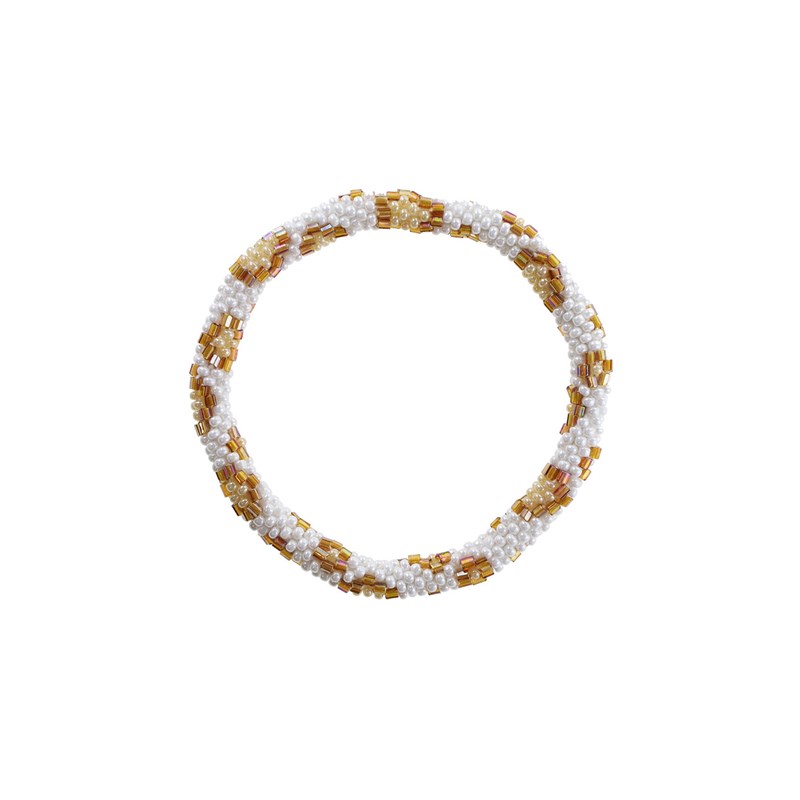 By Stær Armband Nepal Nr. 1191 Vit/Guld 1