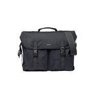Sandqvist Skuldertaske Messenger Bag Sort 16" 1