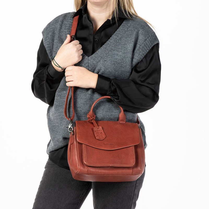 Burkely Håndtaske Just Jackie  Rød 5