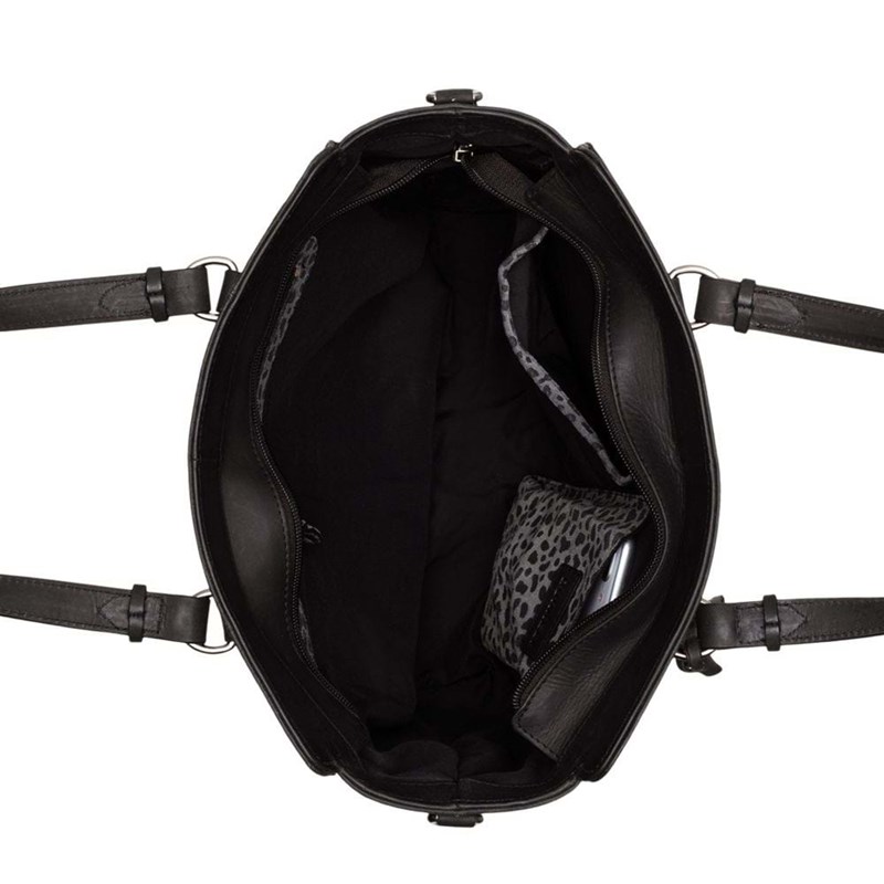 Burkely Håndtaske S Croco Caia Sort/Croco 2