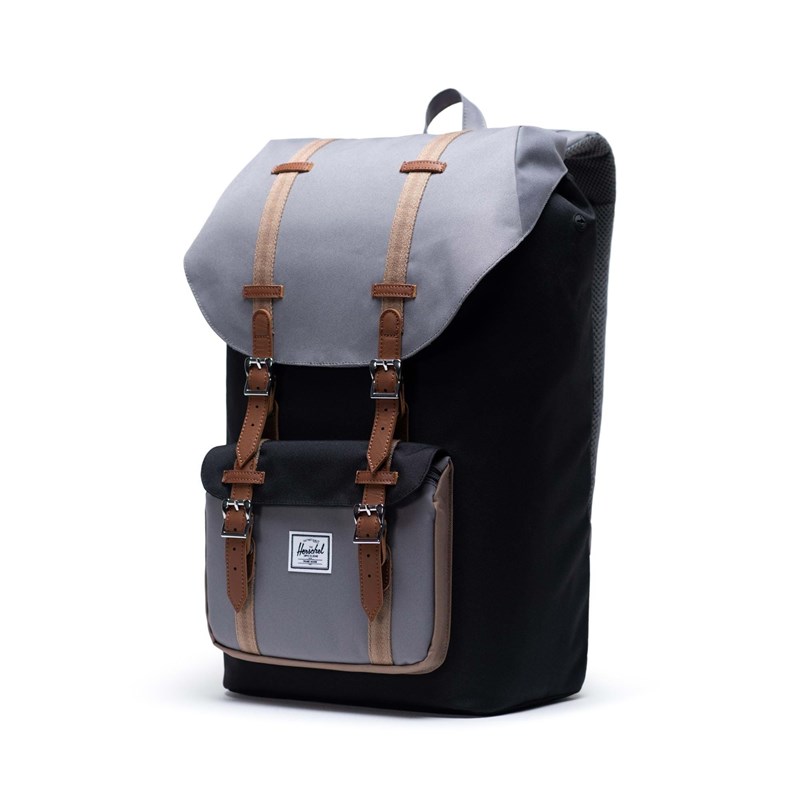 Herschel Rygsæk Little America Sort/grå/lysegrå 3