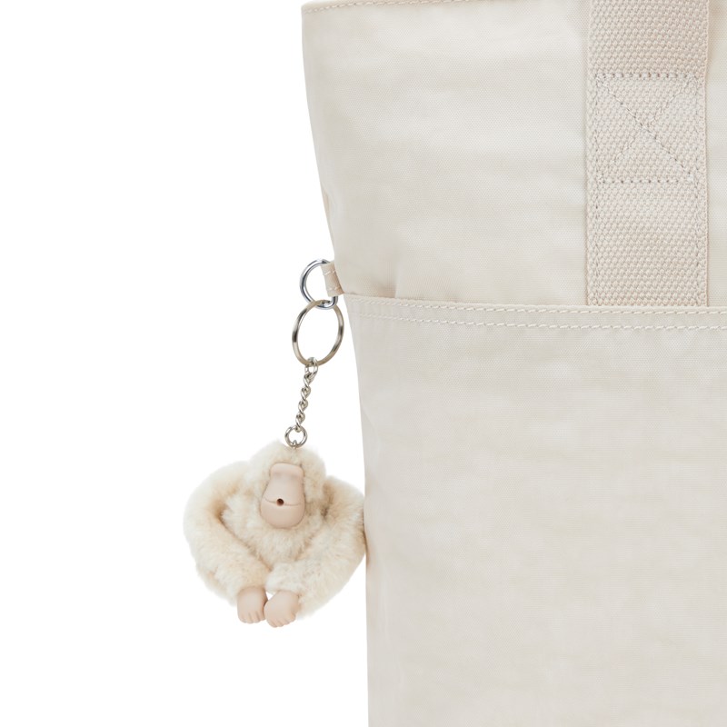 Kipling Totebag Hanifa Beige 5