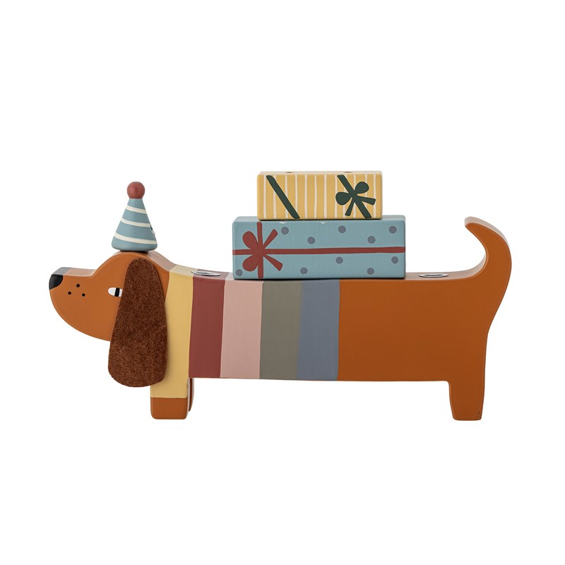 Bloomingville Fødselsdagstog Charlie Brun/Beige 1