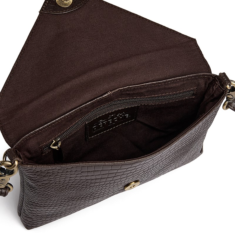 Depeche Clutch Fashion Favourites Brun krokodil 3