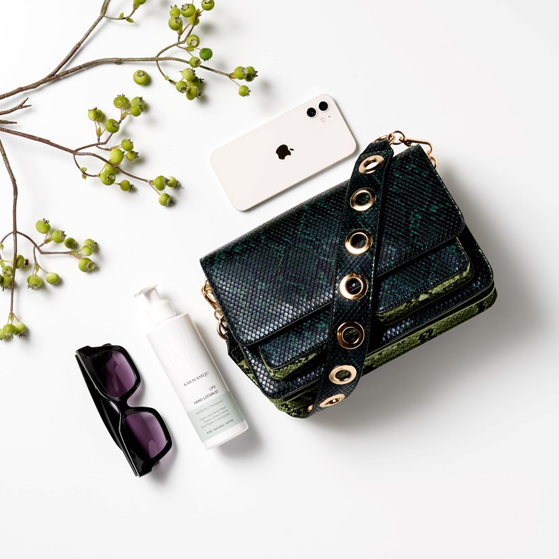 Noella Crossbody Isla Grön orm 10