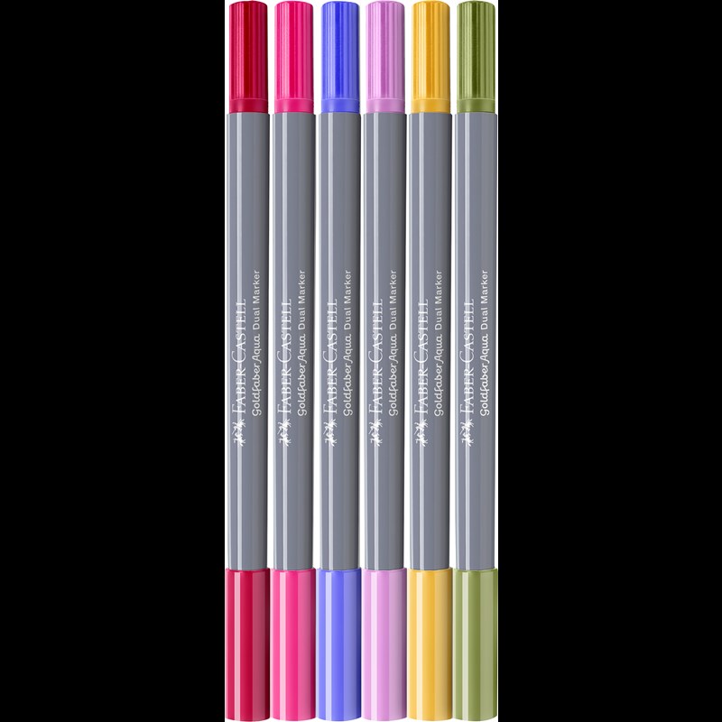 Faber-Castell Tuscher Dual Flower 6 st. Multi 2