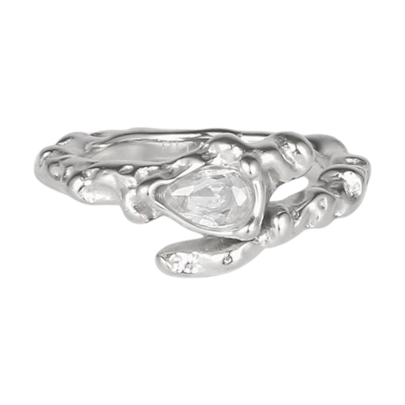 PITAYA Ring Selma Stone  Silver