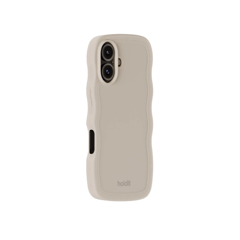 Holdit Mobilcover Wavy Beige Iphone 16 Plus 2