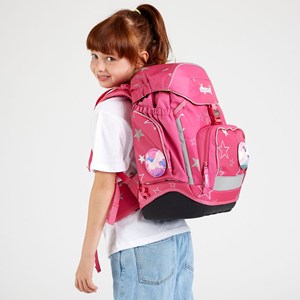 Ergobag Skoletaskesæt Pack StarlightBe Pink mønstret alt image