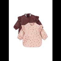 Konges Sløjd Haklapp med Ärmar 2-Pack Rosa 6 mdr. - 12 mdr. 1
