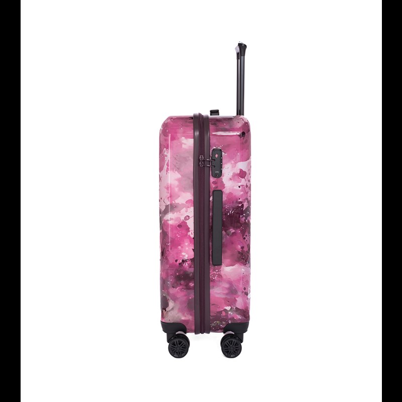Aries Travel Kuffert Seattle Pink mønstret 66 Cm 3