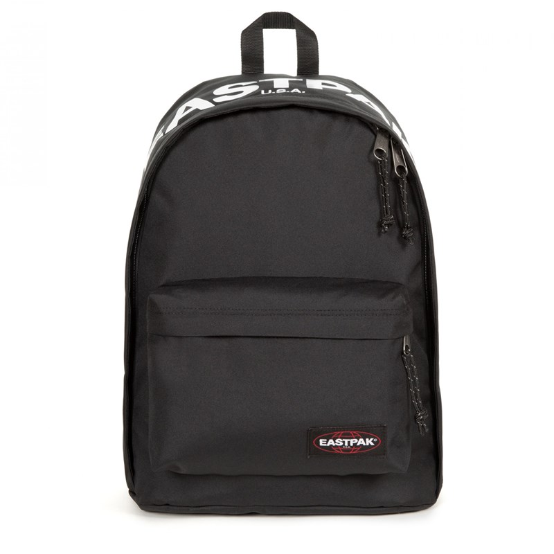 Eastpak Rygsæk Out Of Office Sort m/hvide bogstaver 1
