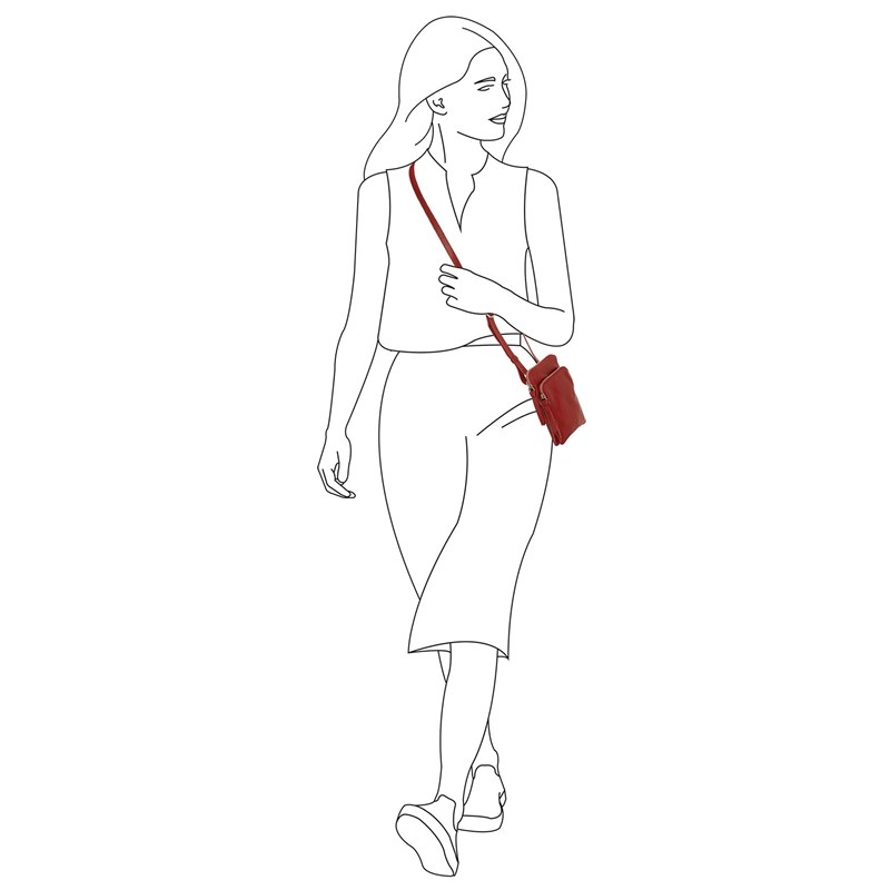 dR Amsterdam Crossbody Rød 4