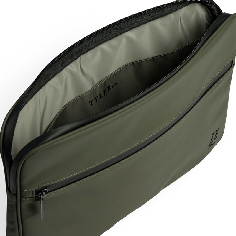 Tyler & Co Computersleeve Mexico Oliven 14" 5