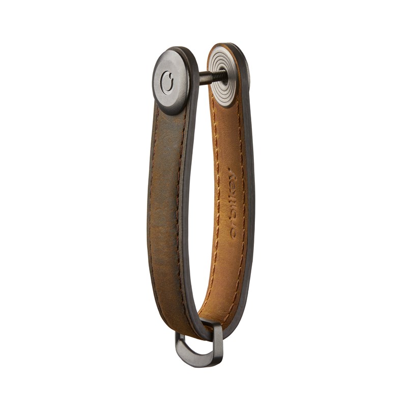 Orbitkey Nøgleholder Crazy Horse Brun/brun 5