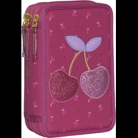 Beckmann Pennfodral Cherry 3-lags Rosa