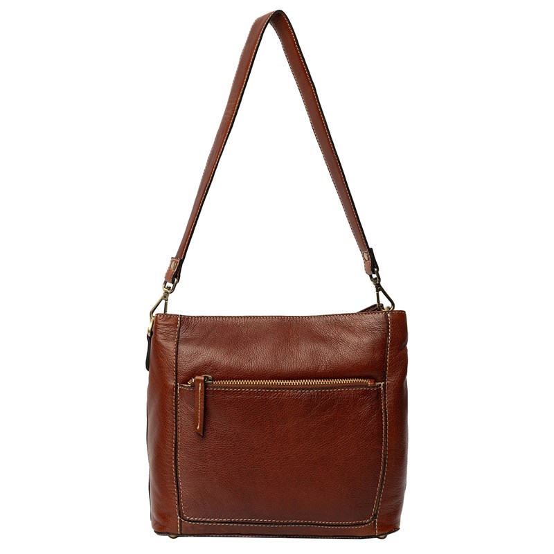 RE:DESIGNED Skuldertaske Myra Small Cognac 1