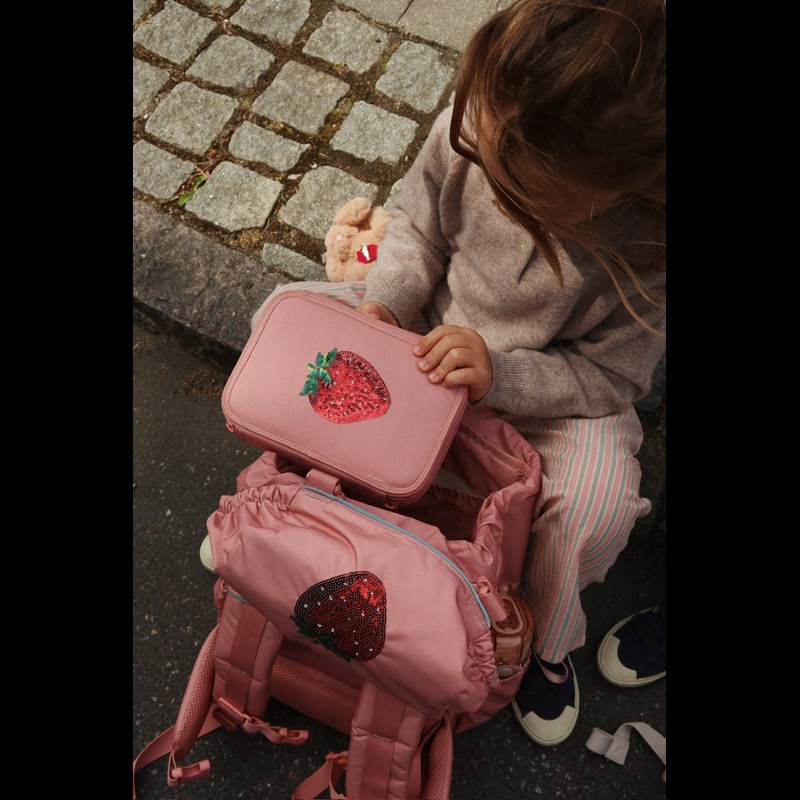 Konges Sløjd Skolväska Clover Rosette Rosa