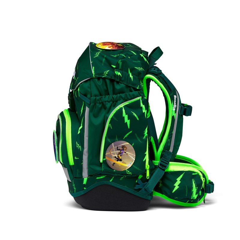Ergobag Skoletaskesæt Pack Beartastic Grøn mønster 5