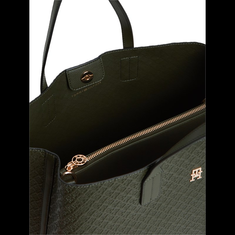 Tommy Hilfiger Håndtaske Satchel Thicon Grøn 5