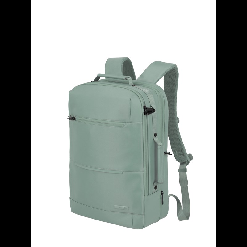 travelite WORKFLOOW backpack L, sage Grön/Taupe 15" 3