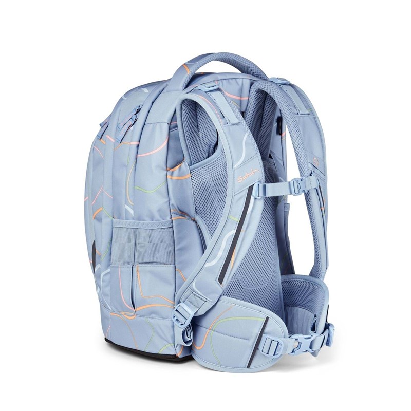 Satch Skoletaske Pack Vivid Blue Lyseblå 7