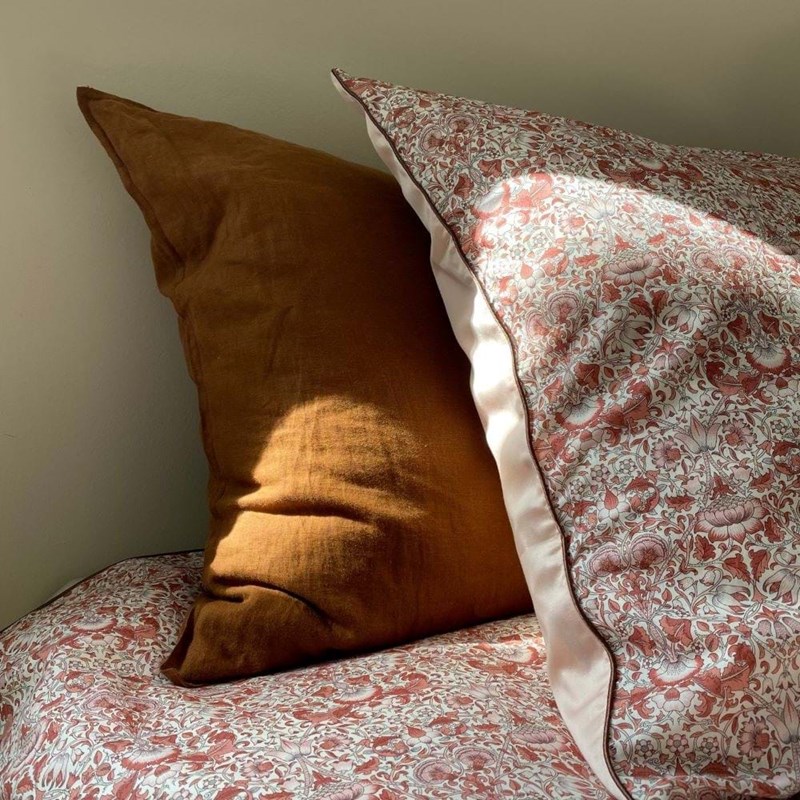 Homeyness Sengetøj Liberty Lodden  Rust 140x200 4