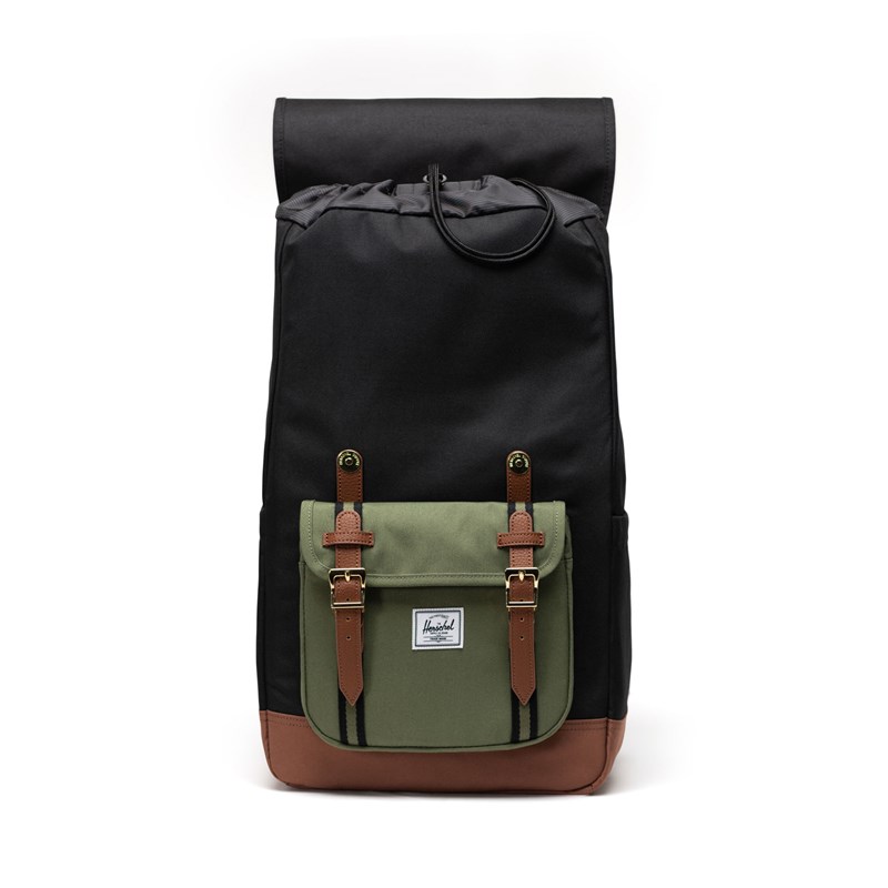 Herschel Ryggsäck Little America Svart/Grön 15" 4