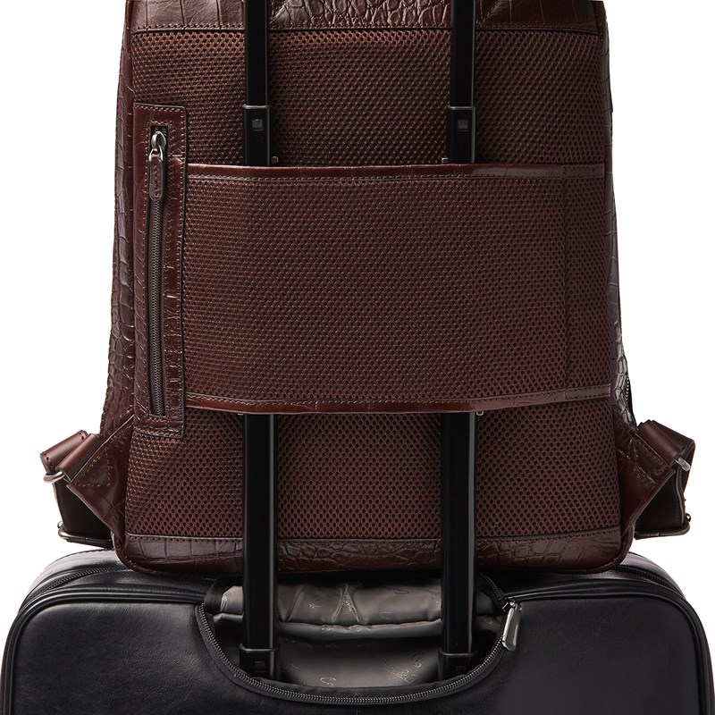 Castelijn & Beerens Rygsæk Emma RFID Mocca Brun 15" 9