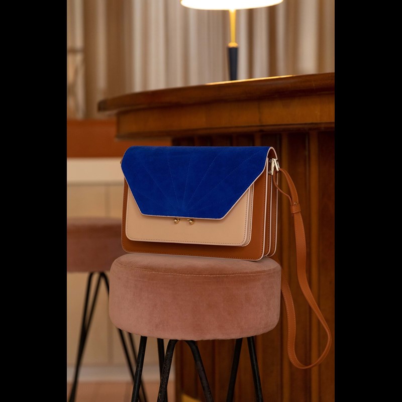 The Sticky Sis Club Crossbody Satchel Coloré Brun 7