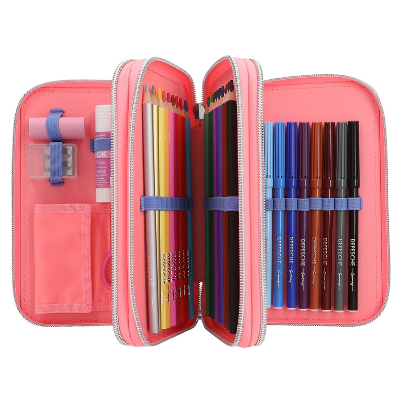 TOPModel Penalhus 3-lags m/pailletter Lyserød 6