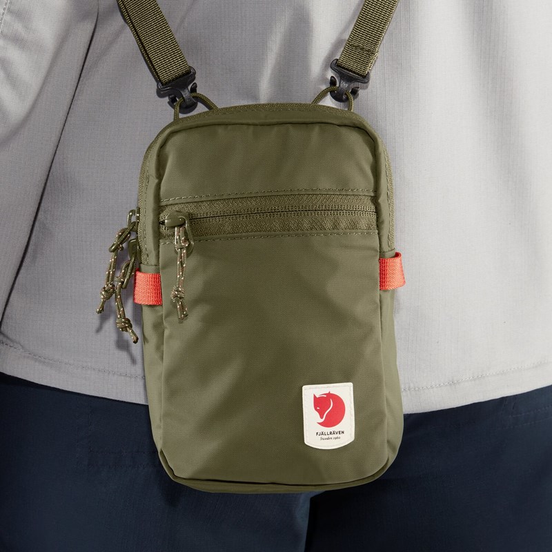 Fjällräven Axelväska High Coast Pocket Grön/Orange 4