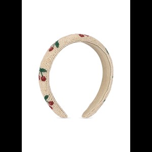 Konges Sløjd Hårbånd med Perler Cherry Lyserød