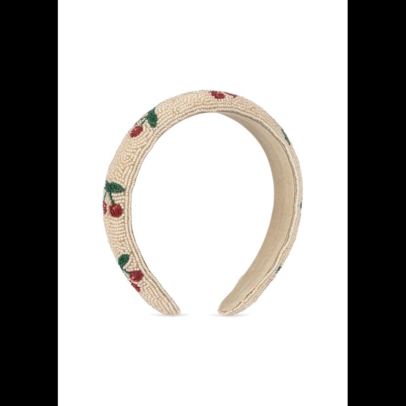 Konges Sløjd Hårbånd med Perler Cherry Lyserød 1