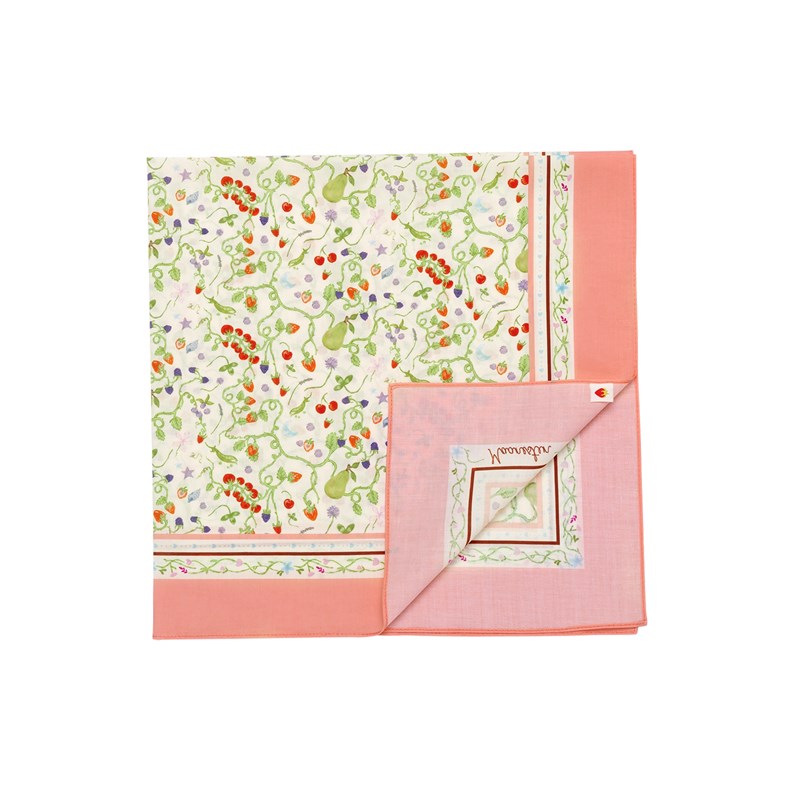 Maanesten Tørklæde Alina Garden Magic Koral 2