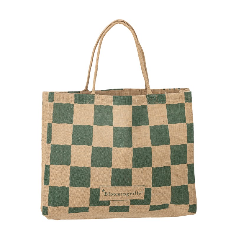 Bloomingville Indkøbsnet Bergamo Beige/grøn 3