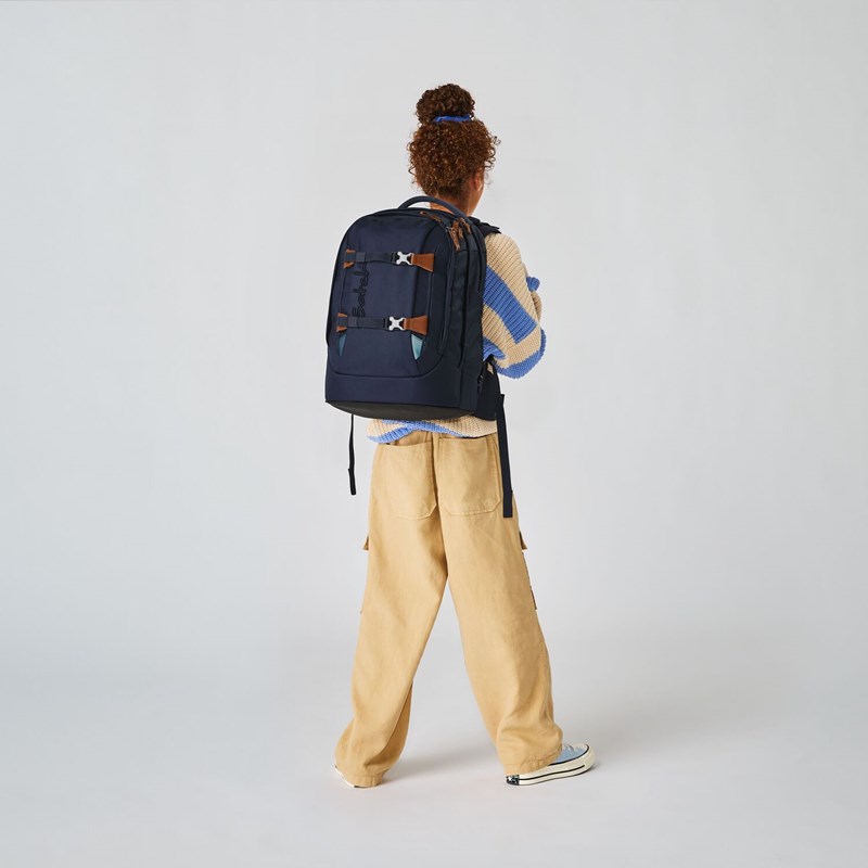Satch Skoletaske Pack Nordic Blue Blå 2