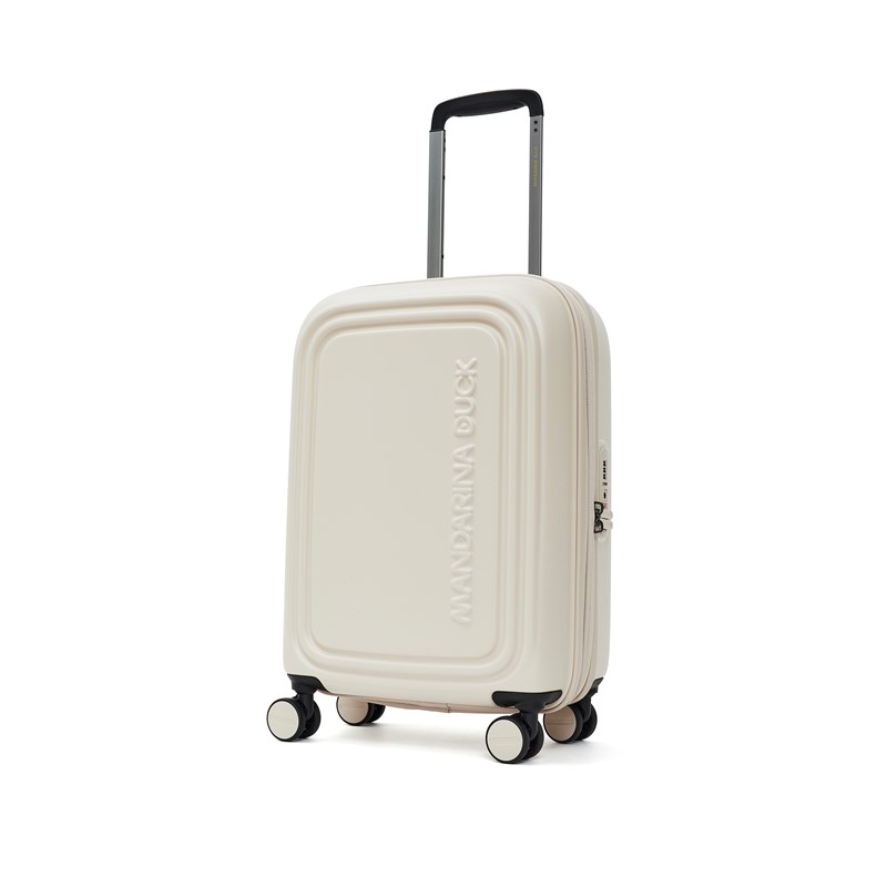 Mandarina Duck Kuffert Logoduck Grå/hvid 55 Cm 2